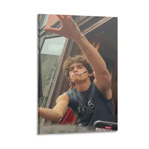 Rapper Dominic Fike Poster Canvas Wall Art Print For Room Aesthetic Decor Poster (7) Canvas Poster Bedroom Decor Sports Landscape Office Room Decor Gift Frames Ornaments Artistic Decoration