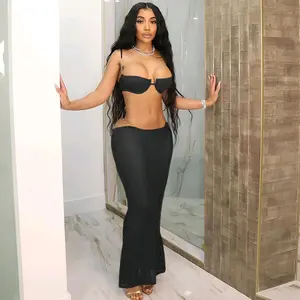 Women's See-Through Bikini Skirt Suit - Clothing - Top and Bottom Womenswear