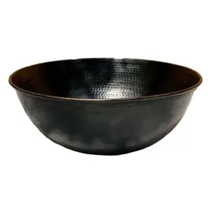 Mexican Hand Hammered Copper Sink- Santa Clara Nickel