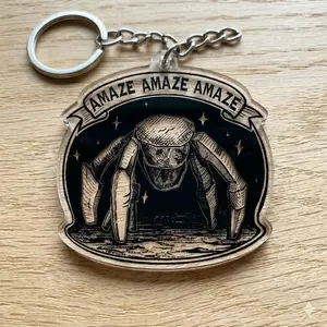 Project Hail Mary Inspired Keychain - Amaze Amaze Amaze - Rocky Keychain.