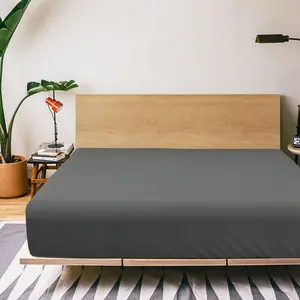 NTBAY Deep Pocket Fitted Sheet, Soft Microfiber Wrinkle-Free Bedding