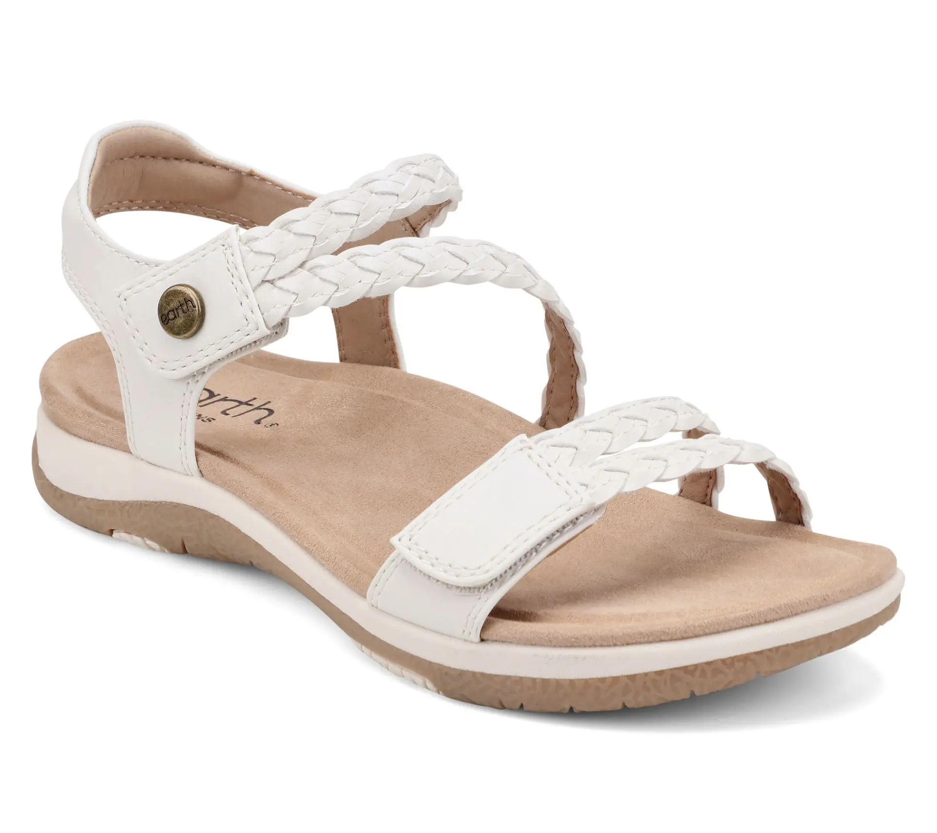 Earth Adjustable Sport Sandals with Braiding -Stelon Earth Adjustable Sport Sandals with Braiding -Stelon
