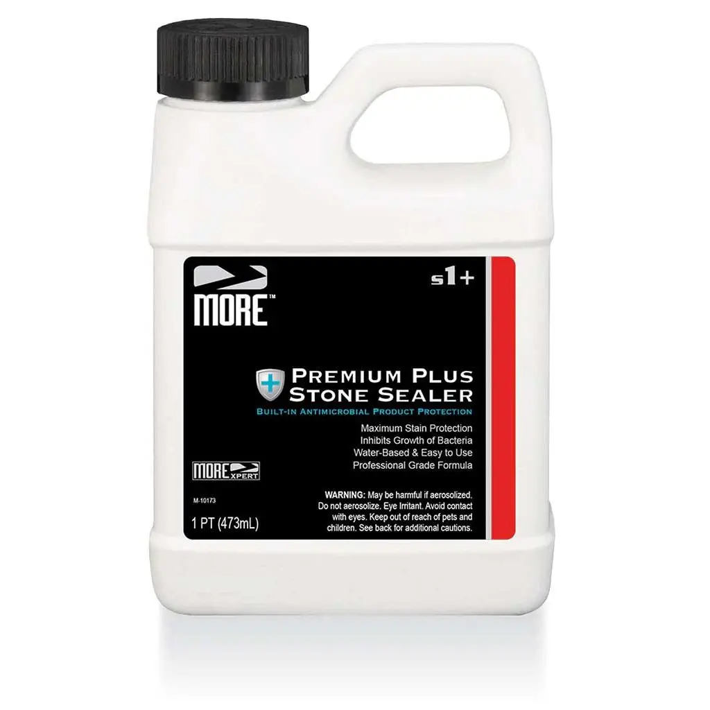 MORE® Premium Plus Stone Sealer + Antimicrobial Protection