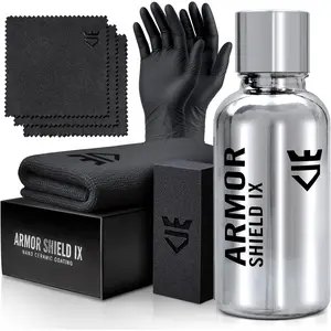 Armor Shield IX DIY Ceramic Coating For  |  Detailing Kit For Gloss & Protection | 82%  Content | Weatherproof | Easy To Use | Translucent | 30ml