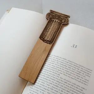 Roman Pillar Wood Bookmark | Booktok Reader Gift