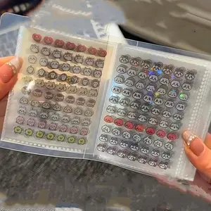 4800 Mini Cute Sticker Set + Storage Book, Sticker Album, Portable Transparent Plastic, Various Beautiful Patterns, Perfect for Diary DIY & Scrapbooking