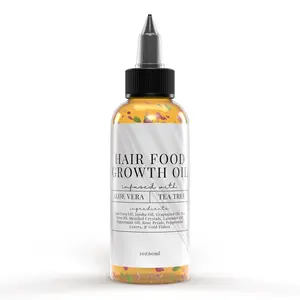 RBH Hair food growth oil- Tea Tree- Aloe Vera (4 ounce plastic bottle)