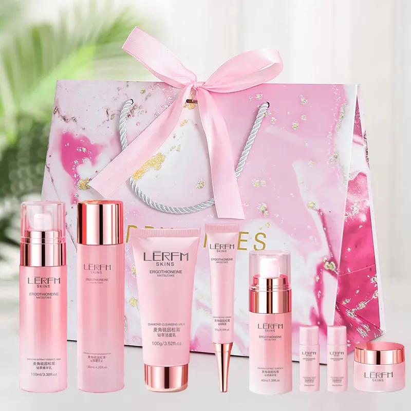 8-Piece Ergothioneine & Matsutake Extract Skincare Gift Set, Skin