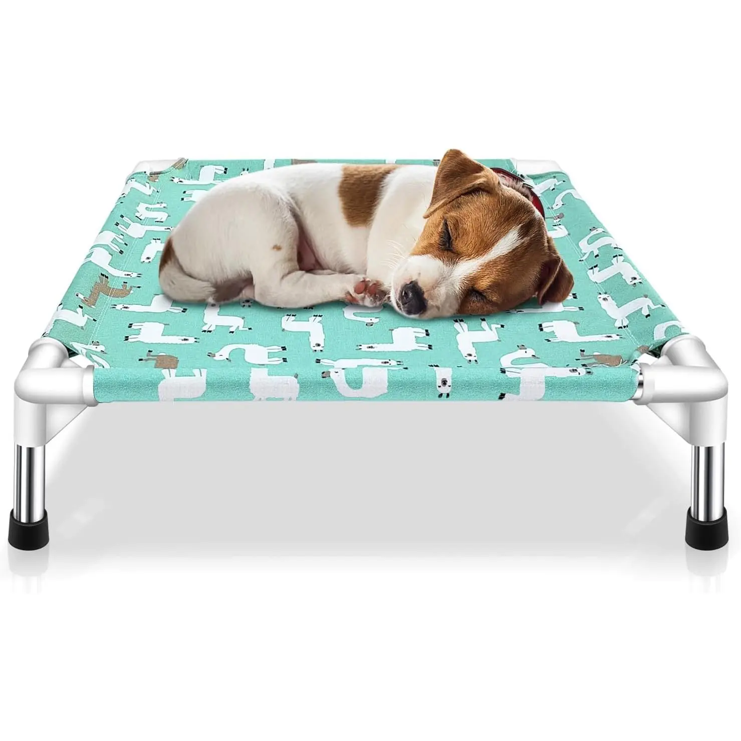 Elevated Dog Bed Pet Cot for Small Dogs, Indoor and Outdoor Use