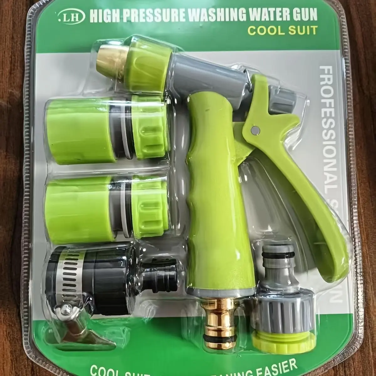 Plastic Handheld Garden Sprayer - Pressure Regulator, Quick Connect Car Wash Water Gun, Durable Construction, for Outdoor Use, Greenhouse Seedling Care