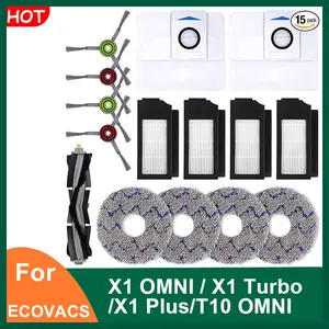Replacement Parts for Ecovacs DEEBOT X1 OMNI / X1 Turbo /X1 Plus/T10 OMNI Robot Vacuum Cleaner