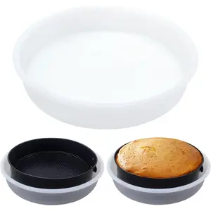 Springform Pans Cheesecake Pan Protector Springform Pans Accessories Prevent Water From Entering the Cake Plate Compatible With 10-inch Round Cake Plates
