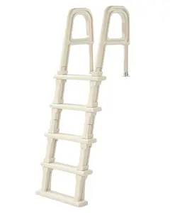 VEVOR Inclined Pool Ladder 5-Step & 2 Handrails of 300 lb Capacity for 48-54 In Pools