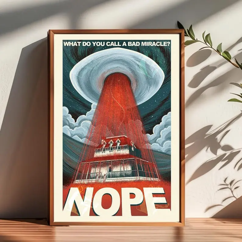 Nope Movie Poster,Room Decor,Poster for Gifts,Home Decor,Wall Art Décor