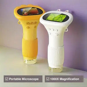 Portable Electronic Microscope, 1 Count 1000X Magnification Microscope with 200W Lens Pixel, Handheld Microscope for Students, School & Educational Supplies, USB Digital Microscope, Visual Learning Tools