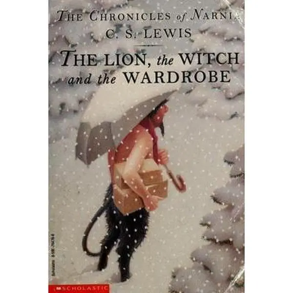 Used Fiction Book - The Lion, the Witch and the Wardrobe (The Chronicles of Narnia Bookseries 2) by C.S. Lewis, Scholastic Paperback for Fantasy Lovers (Illustrated by David Wiesner, English Language)