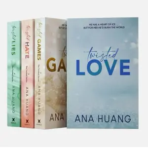 Ana Huang Twisted Series 4 Books Collection Set Brand New Paperback Twisted Love Games Hate Lies Emotionally Charged Narratives