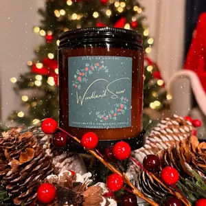 Woodland Snow Candle (8 oz)