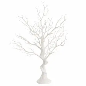 33 Inch White Easter Tree Table Centerpiece - Realistic Resin Branches for Holiday Decor, Weddings & Birthdays, Easy Assembly, Perfect for Tabletop Display, Ideal for Christmas, Halloween, Thanksgiving & Seasonal Events, Tree Decorations Outdoor