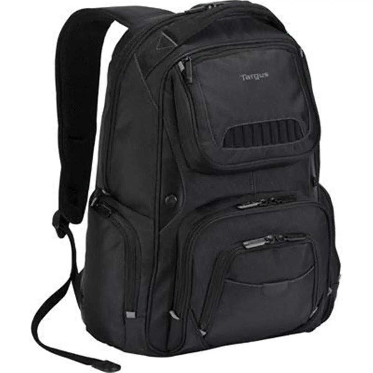 Targus Legend IQ Laptop Compartment Backpack - Black, Padded, Tech-Friendly, Multi-Pocket Accessory for Car Interior Decoration