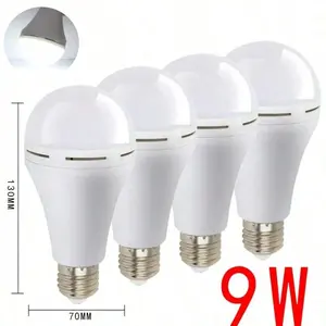 9W LED Cold White Emergency Bulb E27 AC 110-220V Rechargeable Battery Light Lamp Lamparas For Home Stair Pathway Parts
