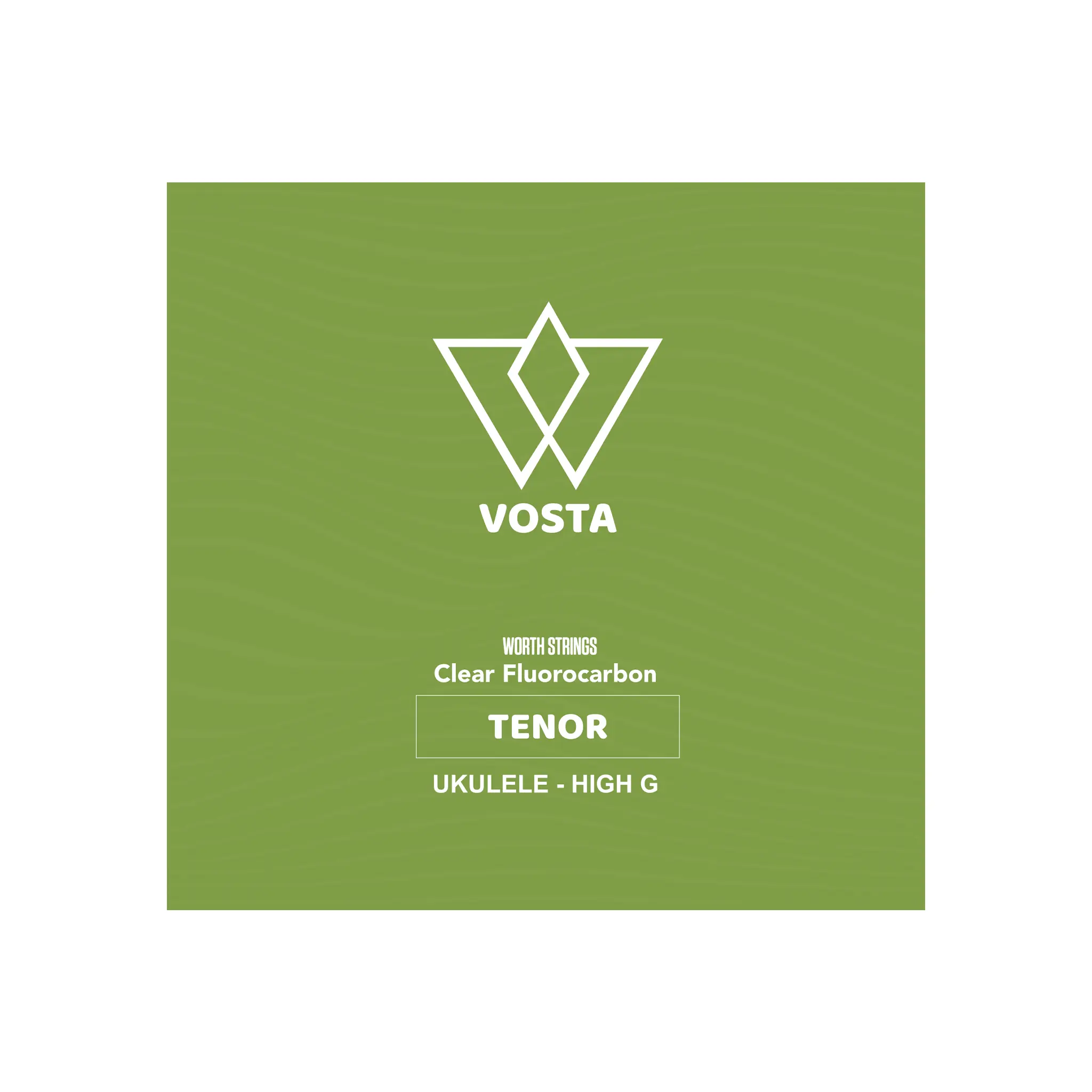 Worth Clear by Vosta Fluorocarbon Tenor Ukulele Strings - High G
