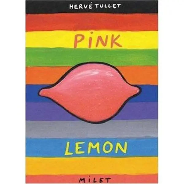 USED Book - Pink Lemon by Herve Tullet (Hardcover) - english