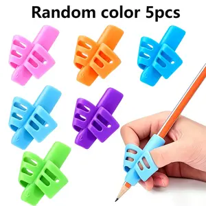 5-Piece Writing Grip Trainer Set, Innovative Pen Holder & Posture Corrector, Finger Clip Gripper for Lefties/righties Students, School Supplies