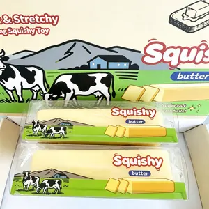 [Ready To Ship] Special Crusty Fake Butter Stick Squishy Fidget | Exclusive ASMR Flaky Sound Slow Rising Sensory Play 80g | Hand Exercise Stress Reliever For Office Work Breaks | Hilarious Prank Prop Gag Gift For Teenagers Boys