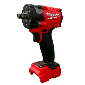 Milwaukee M18 18V 3/8 Drive Cordless Impact Wrench Ergonomic Compact Layout Stable Power Output Easy To Carry And Operate For Daily Workshop Maintenance And Mechanical Fastening Work