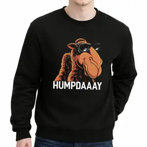 Wednesday Camel Workweek Hump Day Long Sleeve Sweatshirt