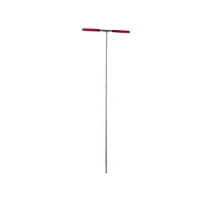 212 MAIN Black Swan 19400 Carbon Steel Probing Rod, 0.5x3 in., Ball Tip, Vinyl Handle for Sailing Pipe Finding