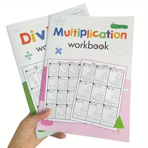 Multiplication Division Practice Books Set for Grades 3-5, Math Workbooks for Teenagers, Educational Mathematics Activity Book, Daily Practice Sheets, Learning Materials