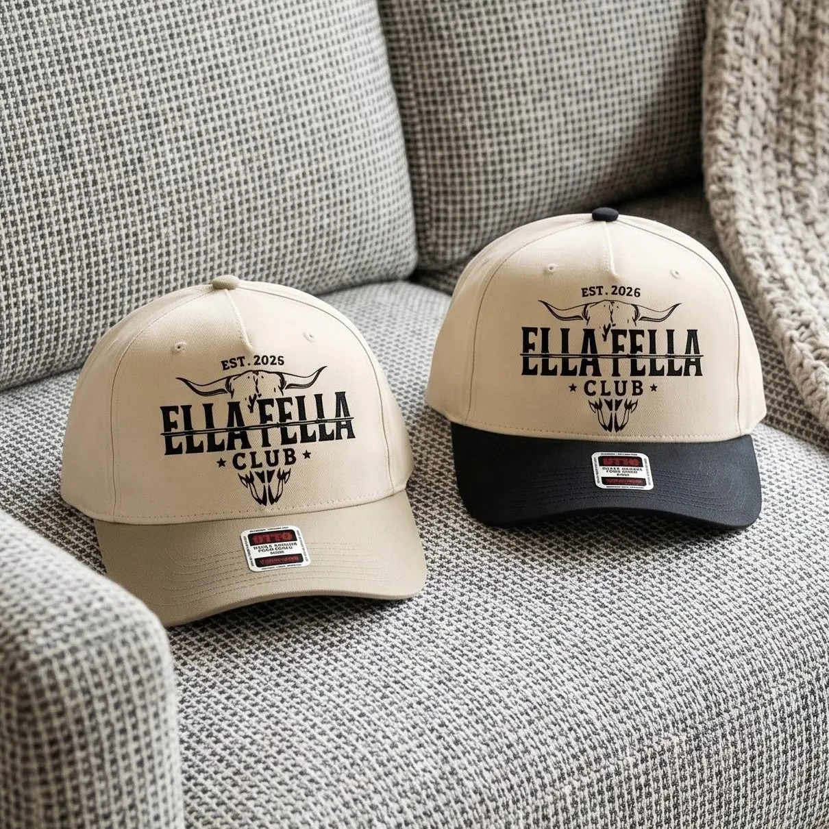 Ella Fella club Printed Hat unisex Hat Ideal Gift gift for Fans Concert Hat Team Hat