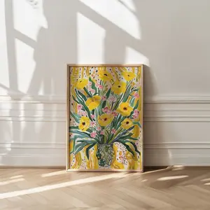 Matisse Flowers Art Print: Maximalist Gallery Wall Decor Y