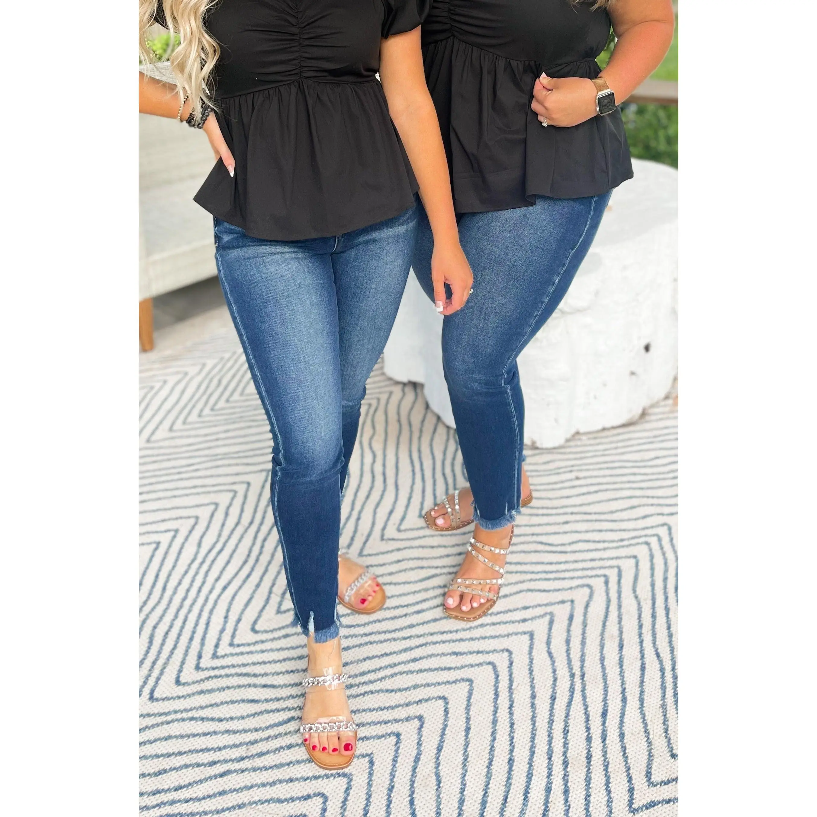 Kancan Jay High Rise Ankle Skinny Jeans