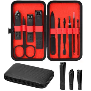 Professional Stainless Steel Manicure Set, Nail Clipper Care Tools Gift for Men (Dad, Him, Husband) for Birthday, Christmas Stocking Stuffers