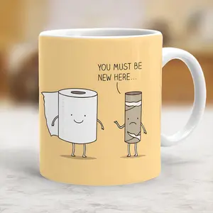 Paper work Mug coffee mug, funny mug, gift for bestie, coworker, office life - scs17191