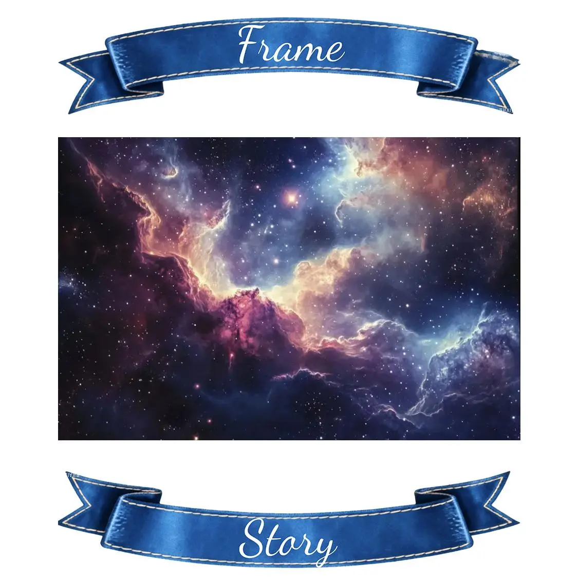 Bedroom, Office, Party Decor - No Power Needed, Easy to Install - Perfect Creative Gift1 Cosmic Starry Sky Tapestry - Vibrant Space Nebula Design, Polyester Wall Hanging for Living Room,