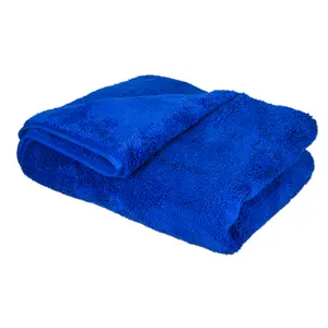 BLUE BLAZING PLUSH MICROFIBER DRYING TOWEL 36x25 - MF_121_1
