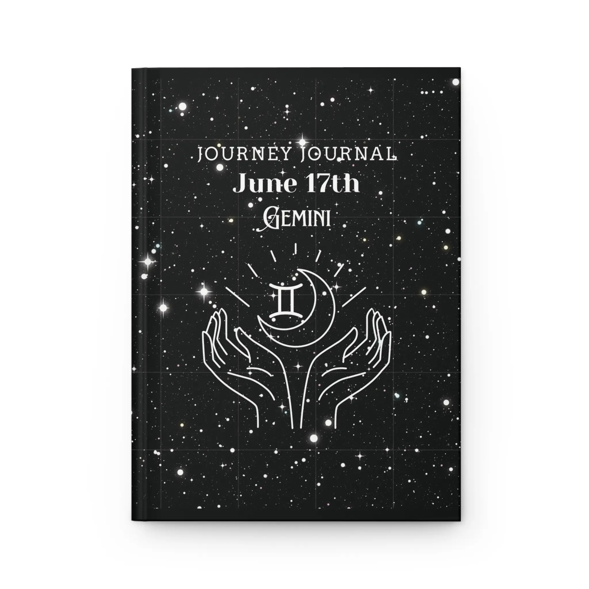 Celestial Gemini Journal, Astrology Journal, Starry Notebook, Zodiac Gift, Cosmic Diary, Constellation Planner