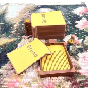 Magnetic Diamond Painting Tray | Stackable Bead Organizer with Lid | Spill-Proof Drill Sorting Tray | DIY Craft Tool
