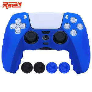 Soft Silicon Protective Case Cover For PS5 Controller Gaming Accessories Skin Cases For Playstation 5 Gamepad Controle Controller Games Accessories