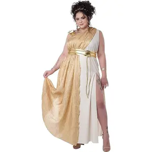 Roman Greek Golden Goddess - Toga - Costume - Women Plus - 2 Sizes