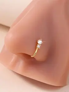 1Pc Fake Nose Ring for Women Gold Silver Nose Cuffs U-shaped Clip on Nose Ring Non Piercing Faux Nose Piercings Jewelry Western Jewelry