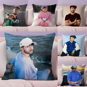 Internet Meme Celebrities F-Fede Vigevani Pillow Case Anti-dustmite Pillowcase Invisible Zipper Silky Short Plush Sofa Cushion Cover Plush Reversible Pillow Cover: Perfect for Car Rides, Sofa Lounging, Bedroom Relaxation & More A Thoughtful Gift
