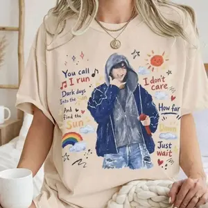 Bangtan Members World Tour Tracklist 2-sides Unisex Heavy Cotton Tee, Bangtan Concert World Tour Merch & Gift 2026, Bangtan 2026 Album Songs Concert Tee GWQ DBJ