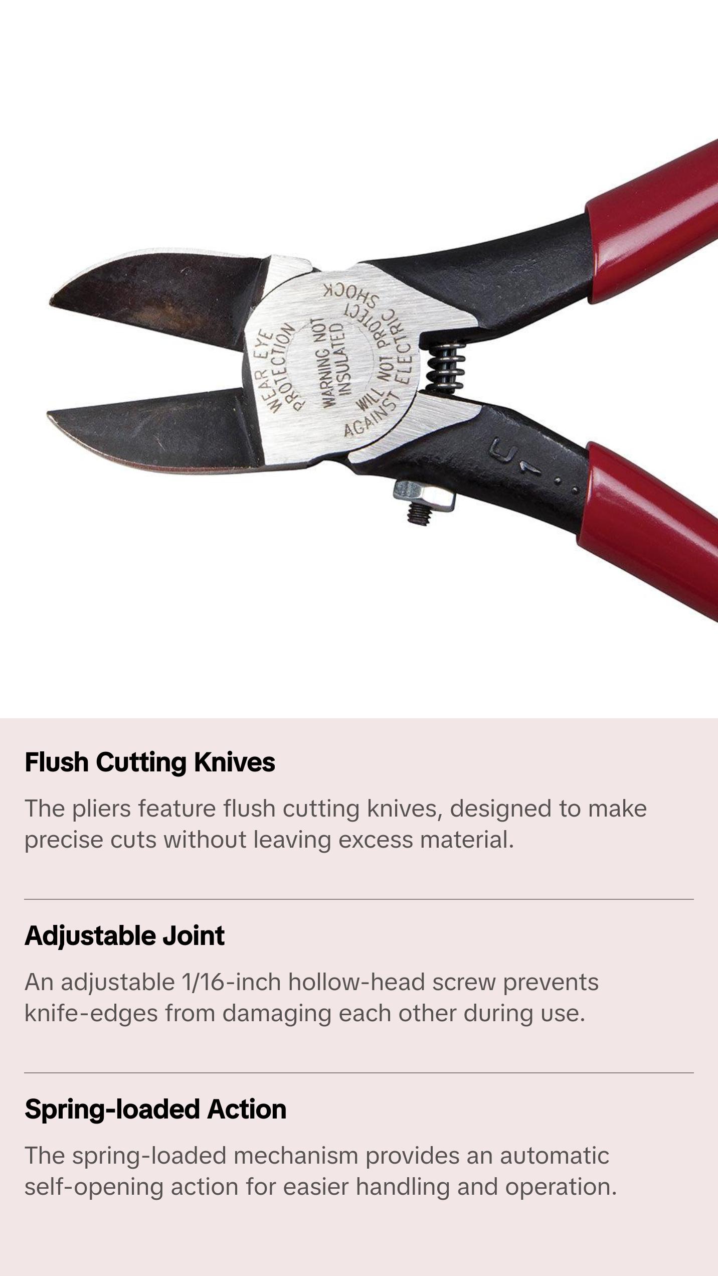 Klein Tools D227-7C Plastic Cutting Pliers