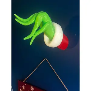 Christmas Hand Wall hanger (Does not include Ornament) Hanging Decor