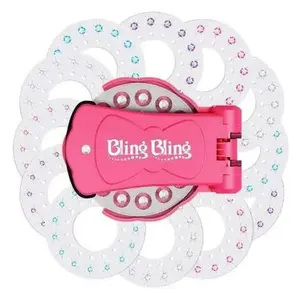 1 Set Hair Gem Stamper, BingBling Hair Bedazzler Kit, DlY Hairjewels Decoration for Girls, Birthday Gifts